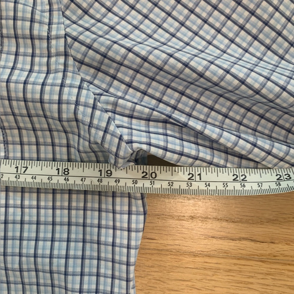 Peter Millar Mens Summer Comfort Plaid Checked Button Down Long Sleeve Shirt S - Picture 10 of 11